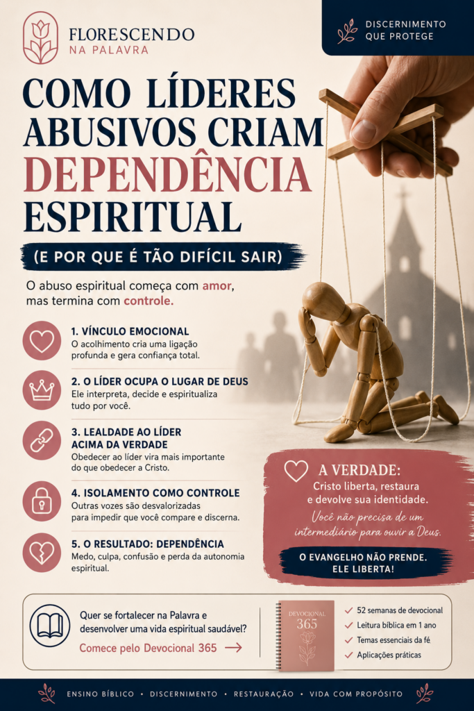 lideres-que-criam-dependencia-683x1024 COMO LÍDERES ABUSIVOS CRIAM DEPENDÊNCIA ESPIRITUAL (E POR QUE É TÃO DIFÍCIL SAIR)